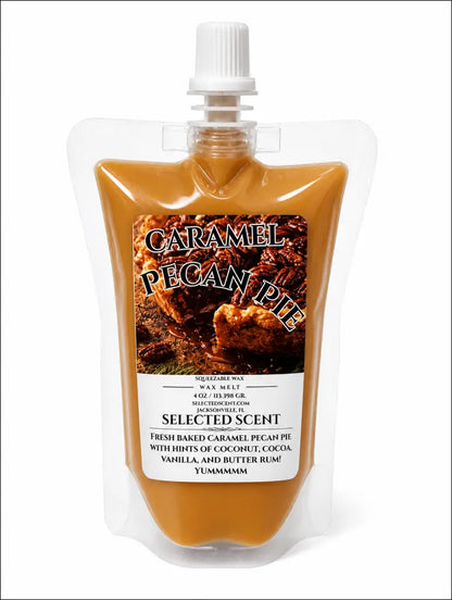 Caramel pecan pie squeezable wax melt limited edition - 4 ounces