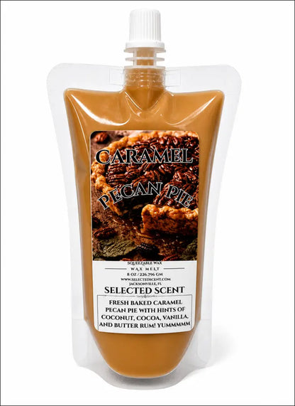 Caramel pecan pie squeezable wax melt limited edition - 8 ounces