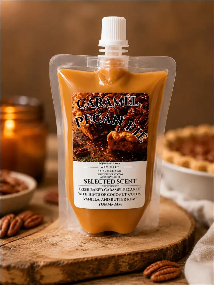 Caramel pecan pie squeezable wax melt limited edition