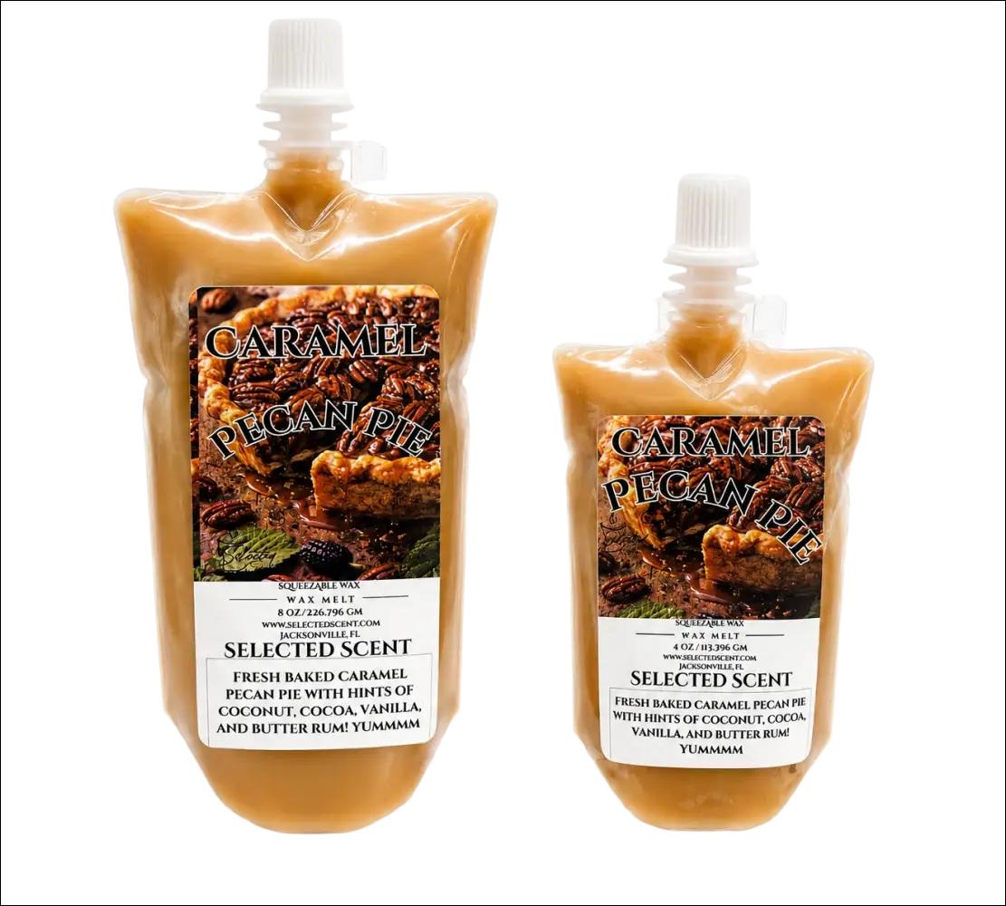 Caramel pecan pie squeezable wax melt limited edition