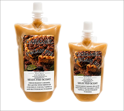 Caramel pecan pie squeezable wax melt limited edition