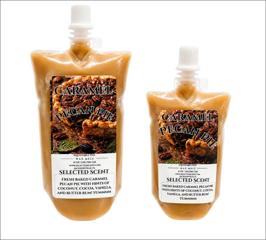 Caramel pecan pie squeezable wax melt limited edition