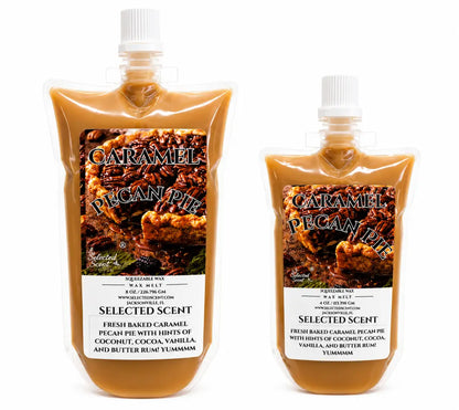 Caramel pecan pie squeezable wax melt limited edition