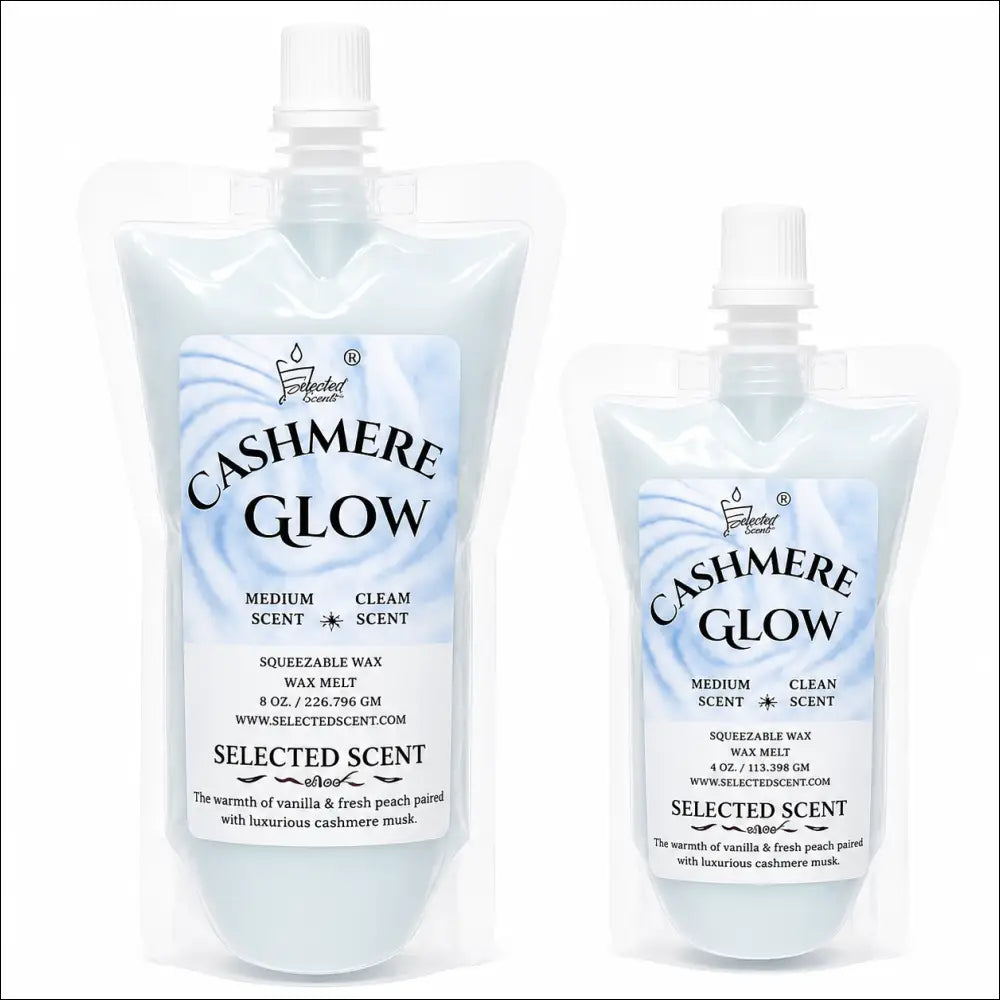 Cashmere glow squeezable wax melt all natural melts a clean scent limited edition