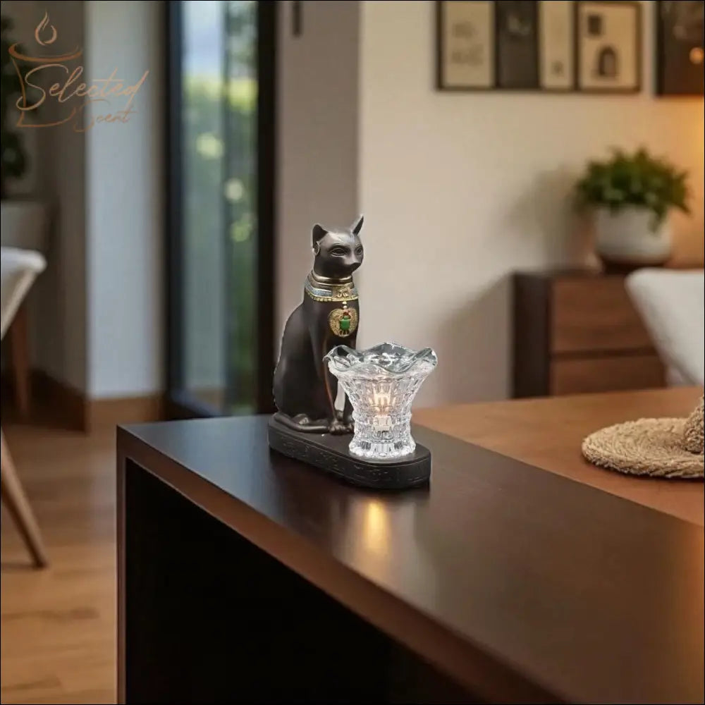 Cat Egyptian Wax And Oil Warmer Electric Decorative Warmer