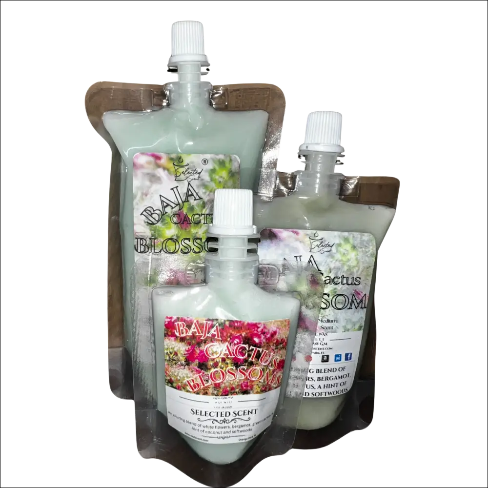 Baja cactus blossom squeezable wax melt all natural melts