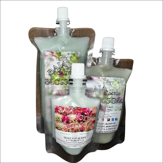 Baja cactus blossom squeezable wax melt all natural melts
