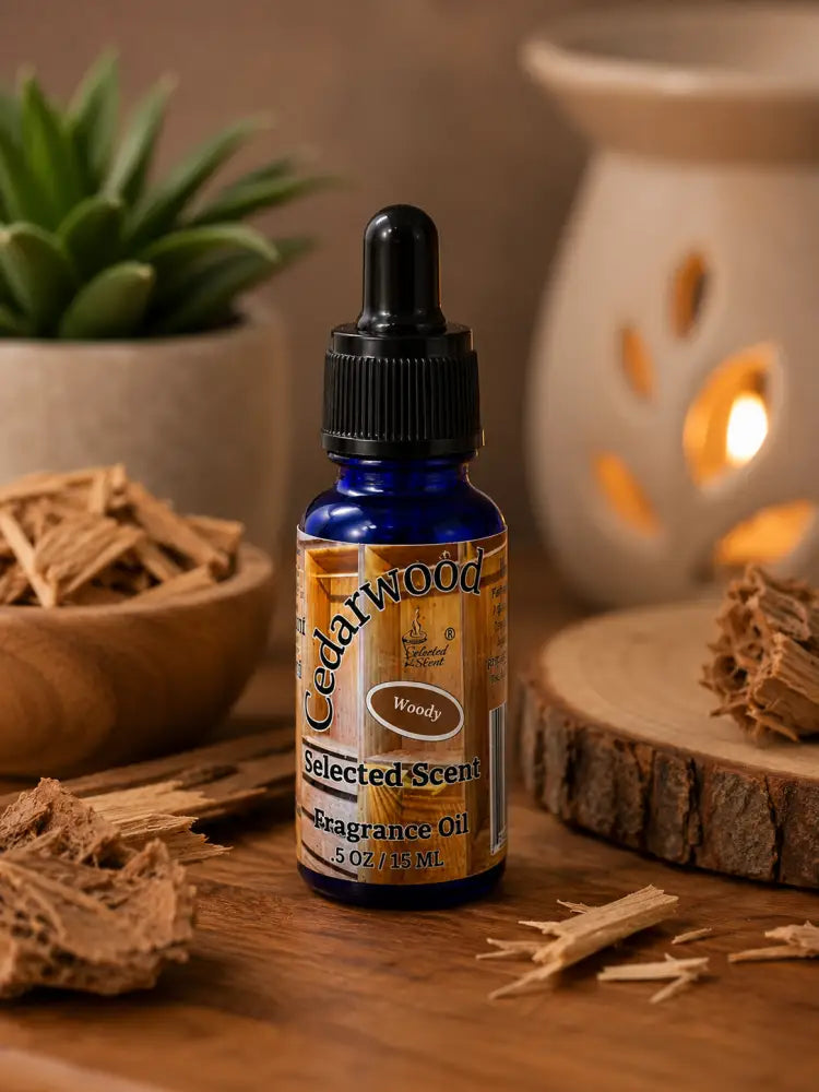 Cedarwood 100% fragrance oil – warm woody home by selected scent