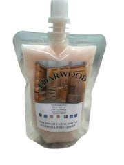 Selected Scent long lasting natural wax melts refill pouch with cedarwood fragrance