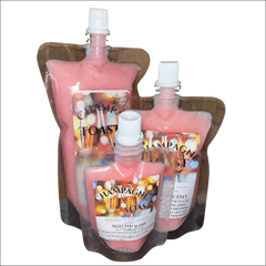 Champagne toast squeezable wax melts for home