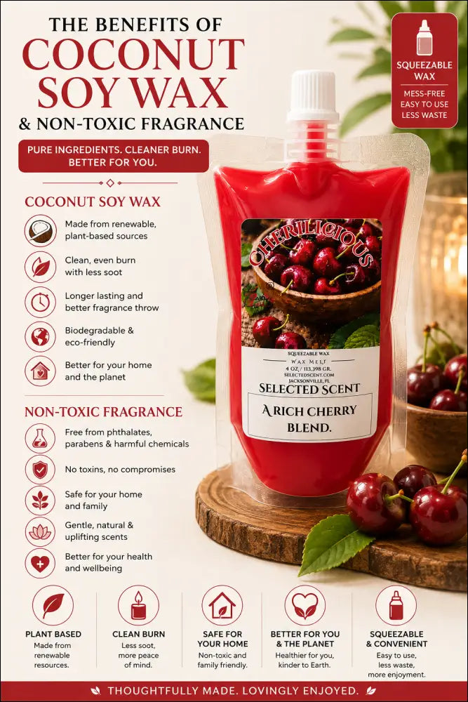 Cherilicious squeezable wax melt