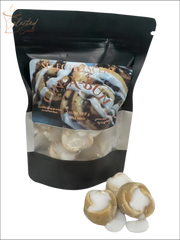 Selected Scent long lasting bakery scented wax melt in cinnamon roll shape with resealable black pouch
