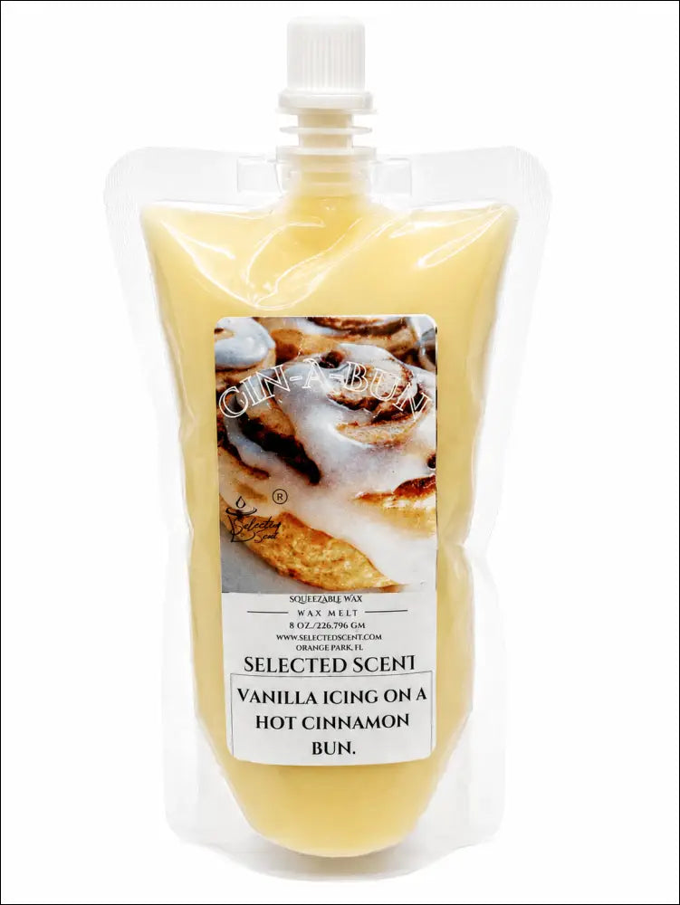 Cin-a-bun squeezable wax melt long lasting home fragrance - 8 oz