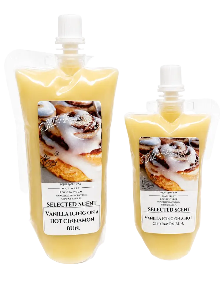 Cin-a-bun squeezable wax melt long lasting home fragrance