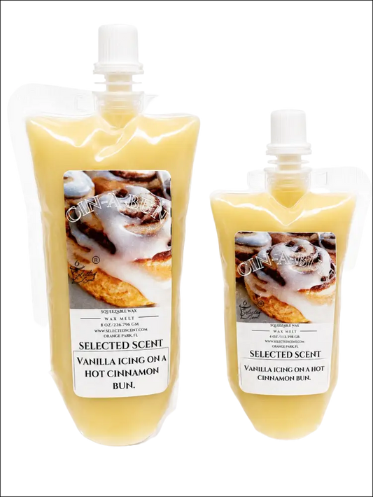 Cin-a-bun squeezable wax melt long lasting home fragrance