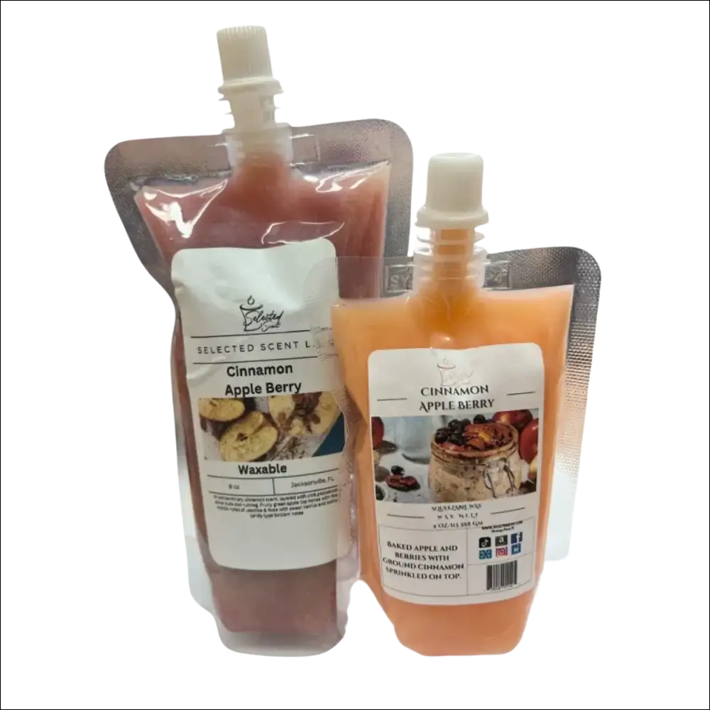 Cinnamon apple berry squeezable wax melt long lasting melts