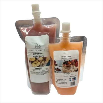 Cinnamon apple berry squeezable wax melt long lasting melts
