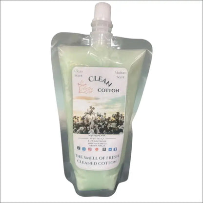 Clean cotton squeezable wax melt fresh laundry scented - 8 ounces