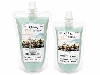 Clean cotton squeezable wax melt fresh laundry scented