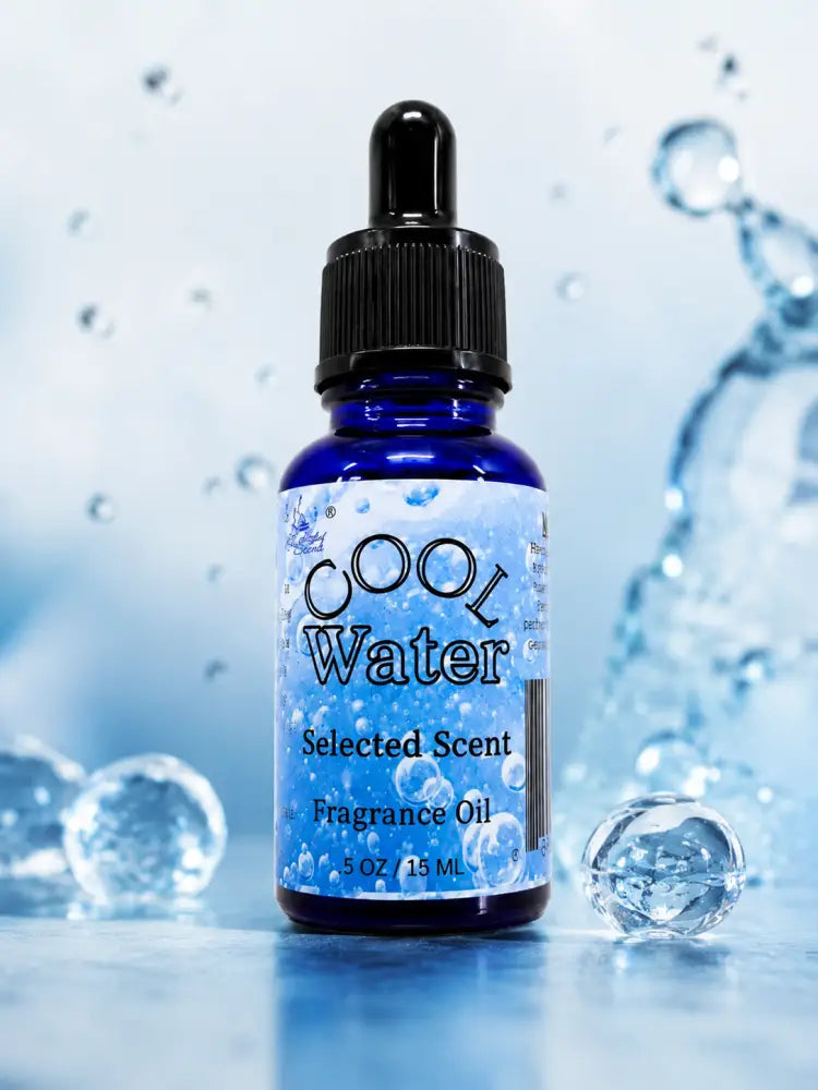 Cool water 100% fragrance oil – fresh aquatic & masculine home by selected scent