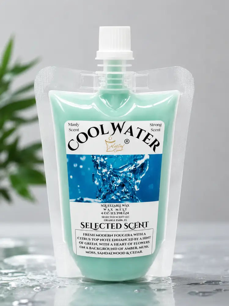 Cool water squeezable wax melts for home