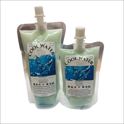 Cool water squeezable wax melts for home