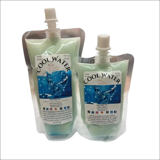 Cool water squeezable wax melts for home