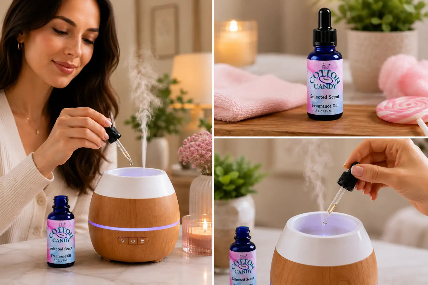 Cotton candy 100% fragrance oil – sweet carnival treat home by selected scent