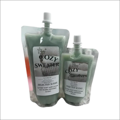 Cozy sweater squeezable wax melt all natural melts
