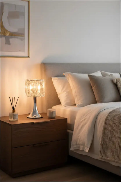 Crystal lamp adjustable aroma warmer