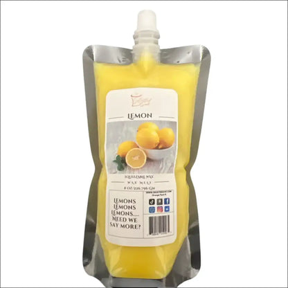 Lemon squeezable wax melt long lasting fragrance - 8 ounces