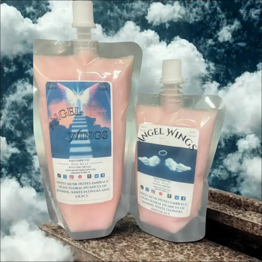 Angel wings long lasting squeezable wax melts