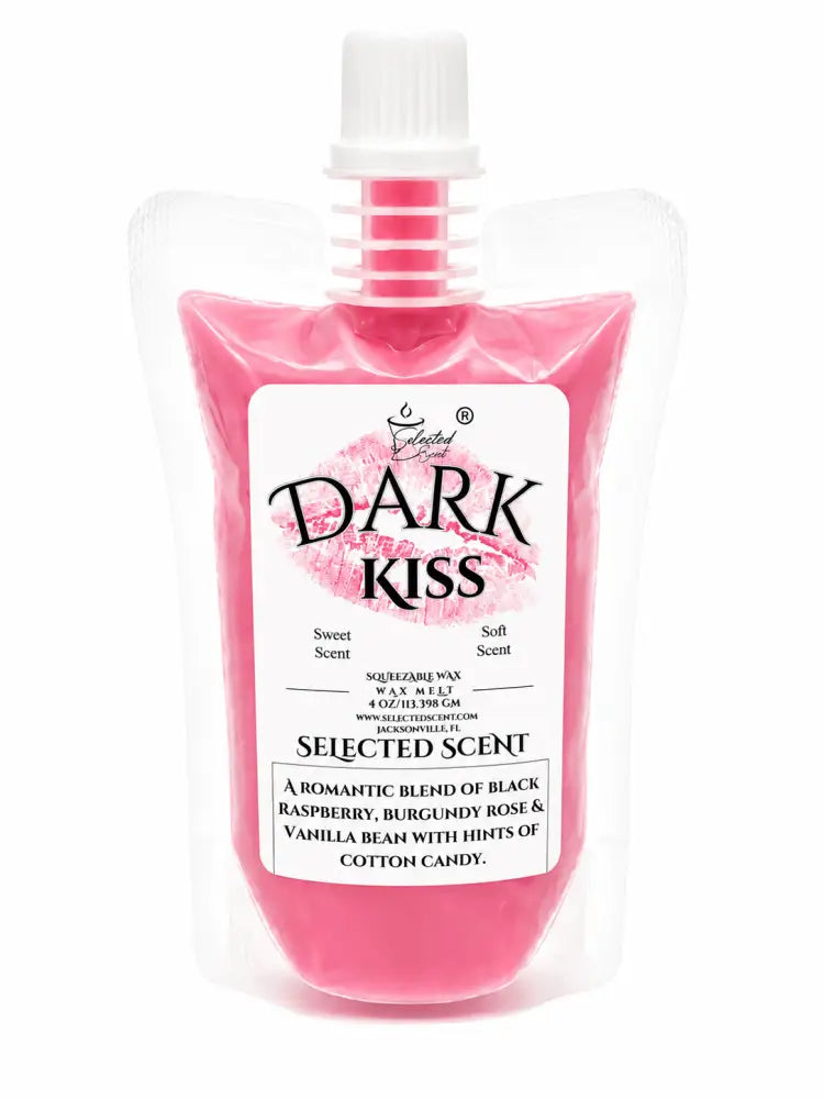 Dark kiss squeezable wax melt romantic fragrance - 4 ounces