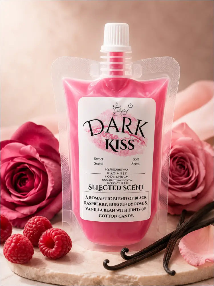 Dark kiss squeezable wax melt romantic fragrance