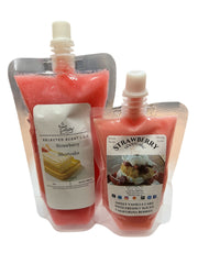Selected Scent strawberry shortcake dessert scented wax melt for home in resealable pouches