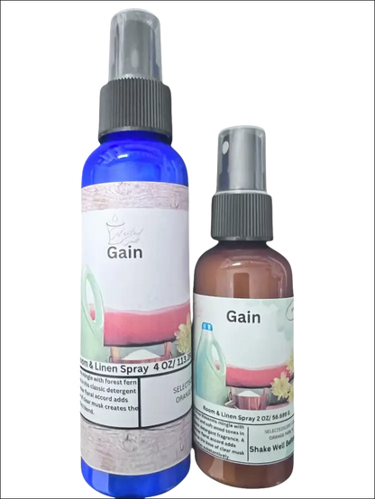 Gains fresh room and linen spray – natural long-lasting