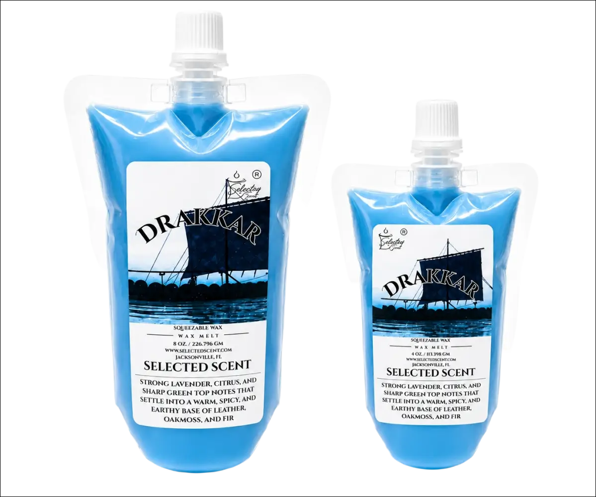 Drakkar squeezable wax melt all natural melts