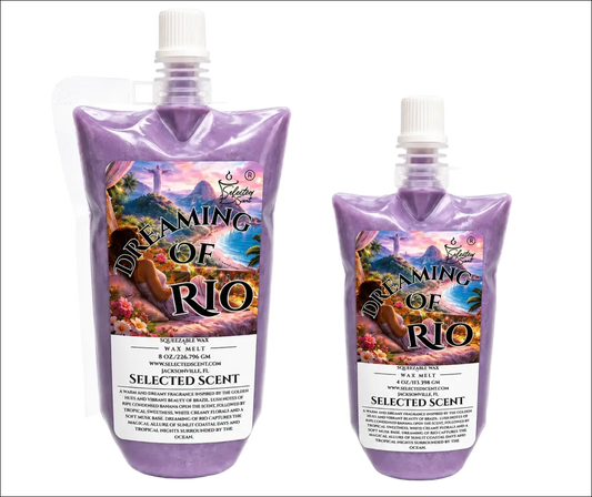 Dreaming of rio squeezable wax melt all natural melts