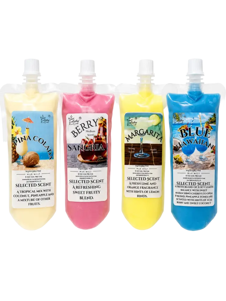 The drink package squeezable wax melts - melt