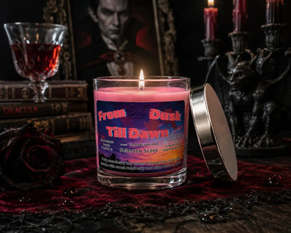 From dusk till dawn marbled 8 ounce candle