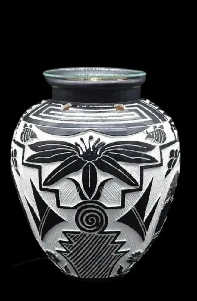 Vase egyptian wax and oil warmer electric decorative