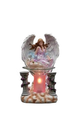 Selected Scent Electric Decorative Warmer with angel figure and soft glowing light