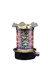 Selected Scent electric for wax melts and oils with colorful swirling light and black base