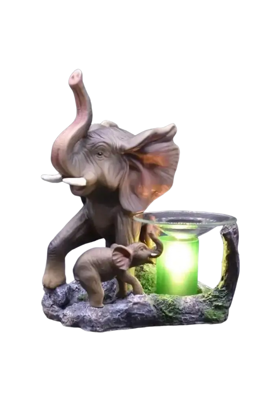 Elephant wax oil warmer electric with dimmer wheel