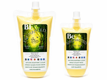 Be enchanted squeezable wax melt pomegranate and bamboo limited edition