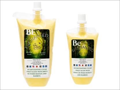 Be enchanted squeezable wax melt pomegranate and bamboo limited edition