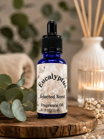 Eucalyptus 100% fragrance oil – fresh spa-inspired home by selected scent
