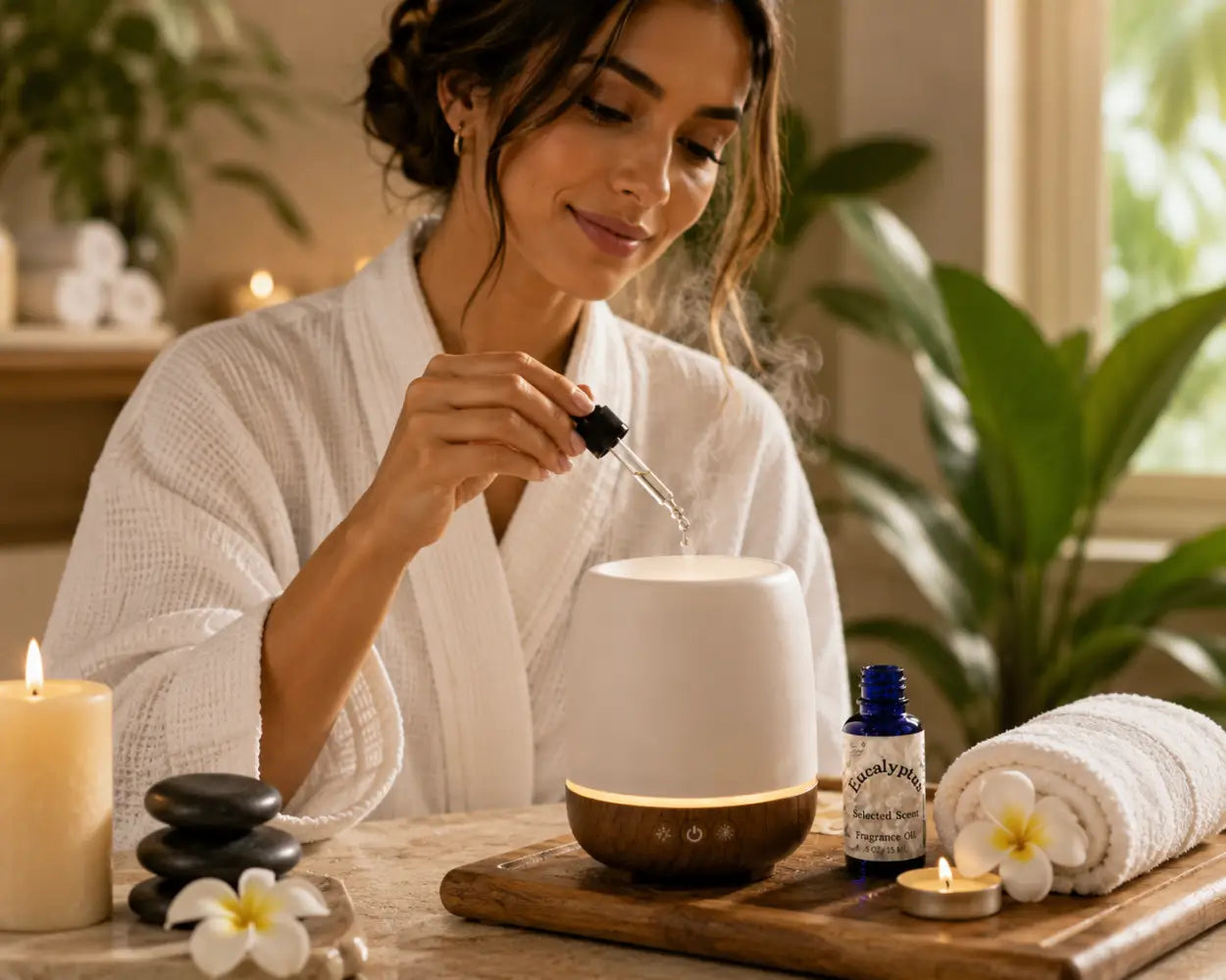 Eucalyptus 100% fragrance oil – fresh spa-inspired home by selected scent