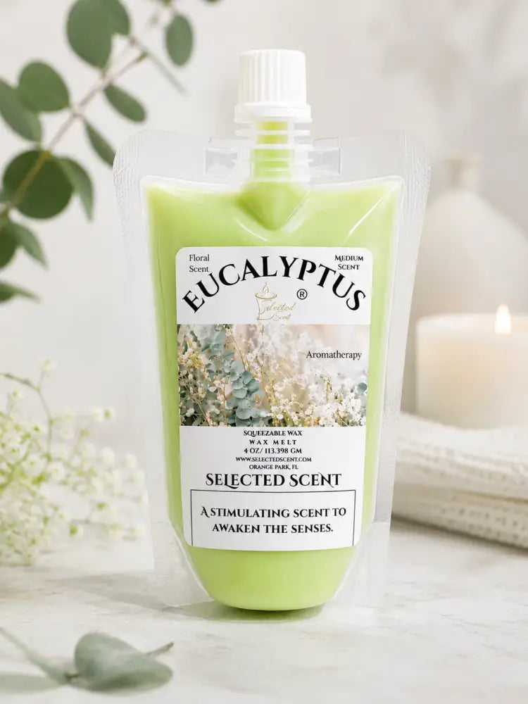 Eucalyptus squeezable wax melt natural scented