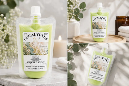 Eucalyptus squeezable wax melt natural scented